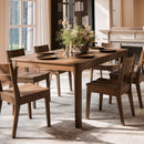 Amish Newark leg table handcrafted in solid wood