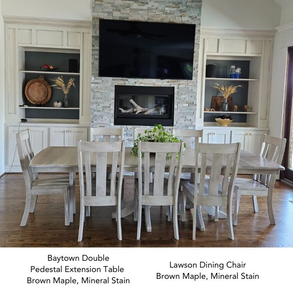 Baytown Double Pedestal Extension Table