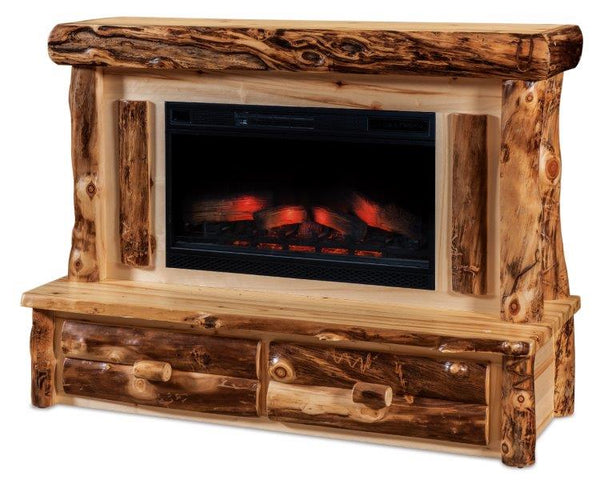Fireplace with Drawers