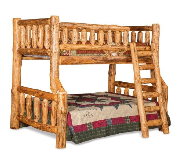 Full-Twin Bunk Bed With Opening