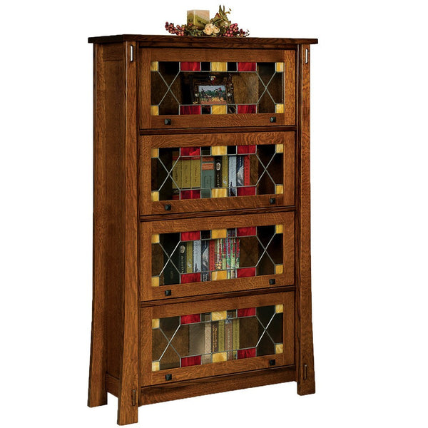 Modesto Barister Bookcase - Amish Tables
 - 1