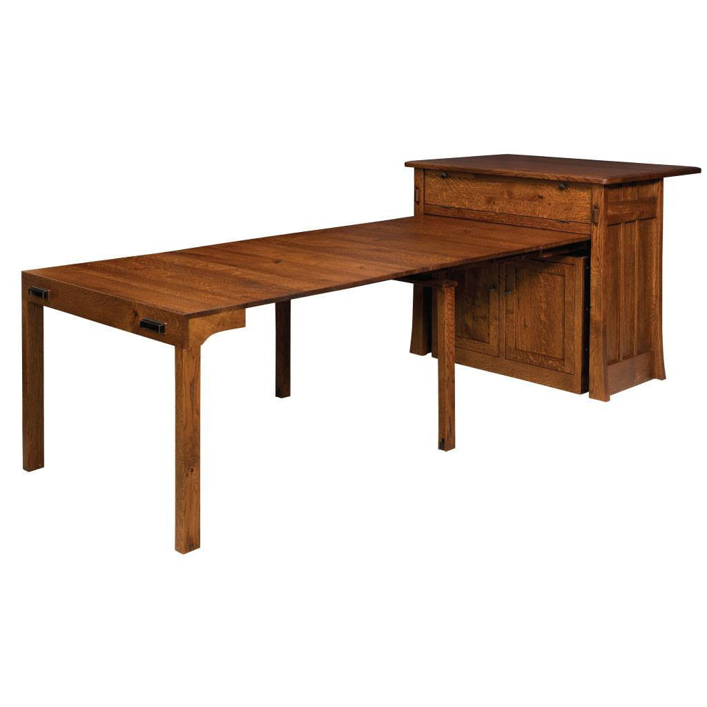 Grant Extendable Island | Amish Islands and Storage Cabinets