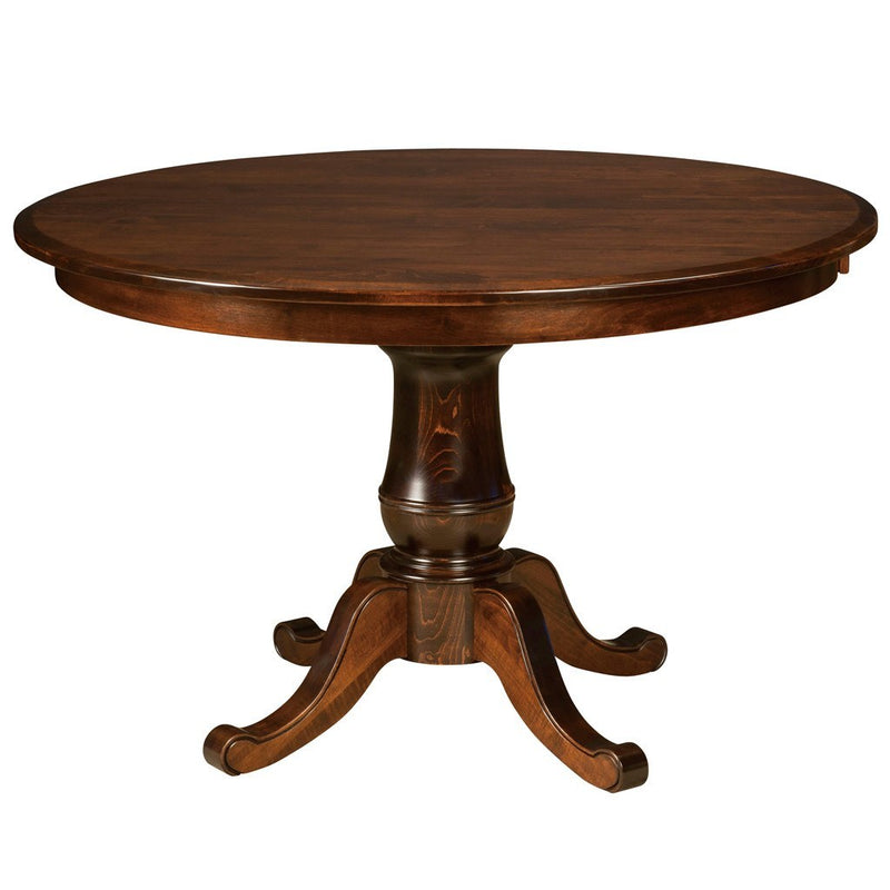 Chancellor Single Pedestal Extension Table - Amish Tables
 - 1