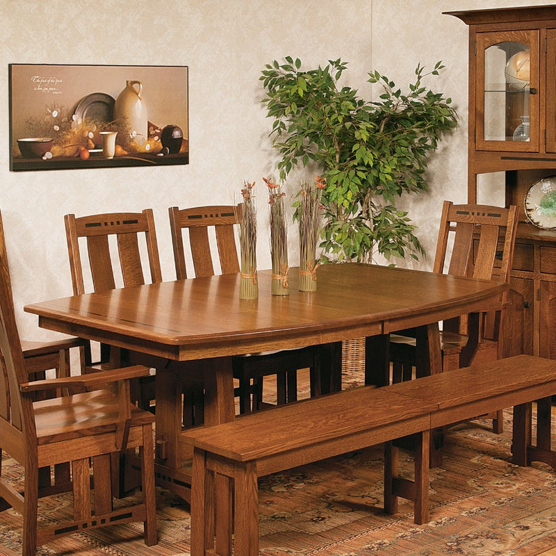 Colebrook Trestle Extension Table - Amish Tables
 - 2