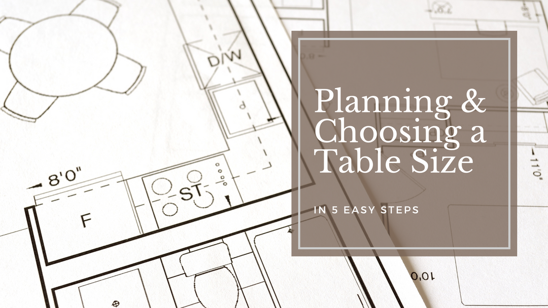 Normal Table Length How to Choose a Dining Table Size | Amish Tables Blog