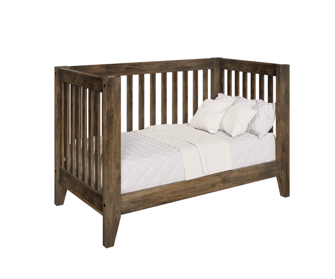 Newport Toddler Bed Brown Maple Shadow