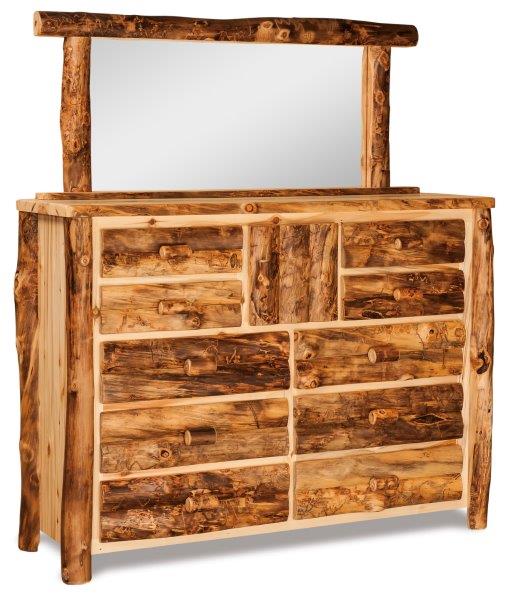 Rustic 10 Drawer Dresser