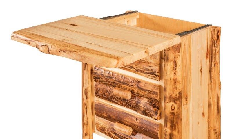 sliding top aspen drawer