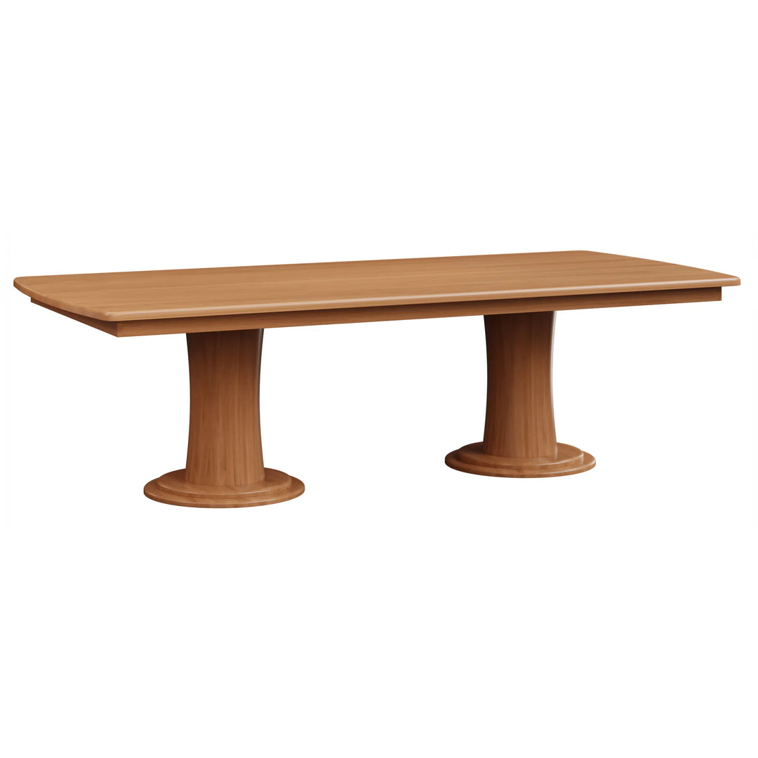 Alana Double Pedestal Extension Table | Amish Tables