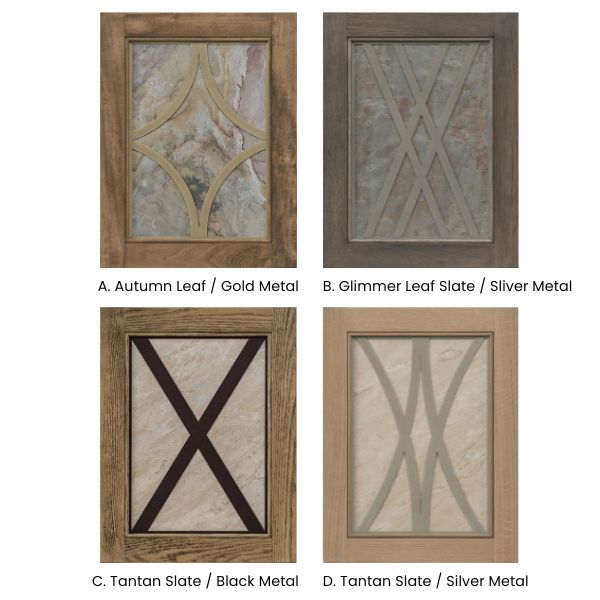 different wood tinted frames