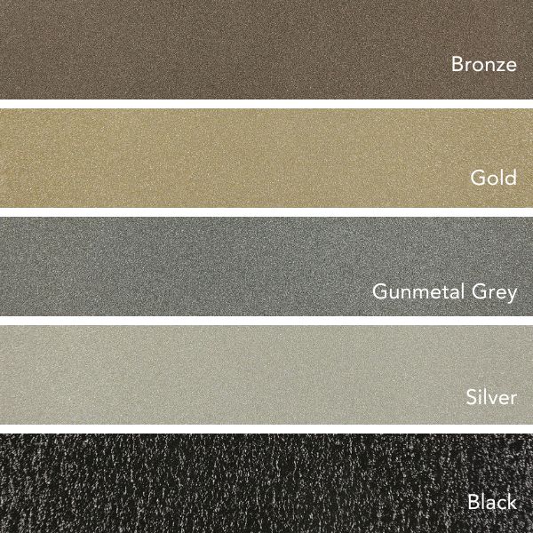 different colored stains