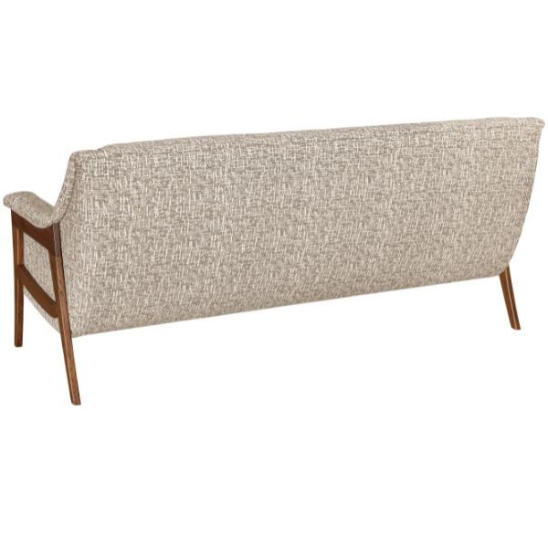 back of beige couch