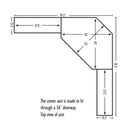 Aspen Corner Bookcase