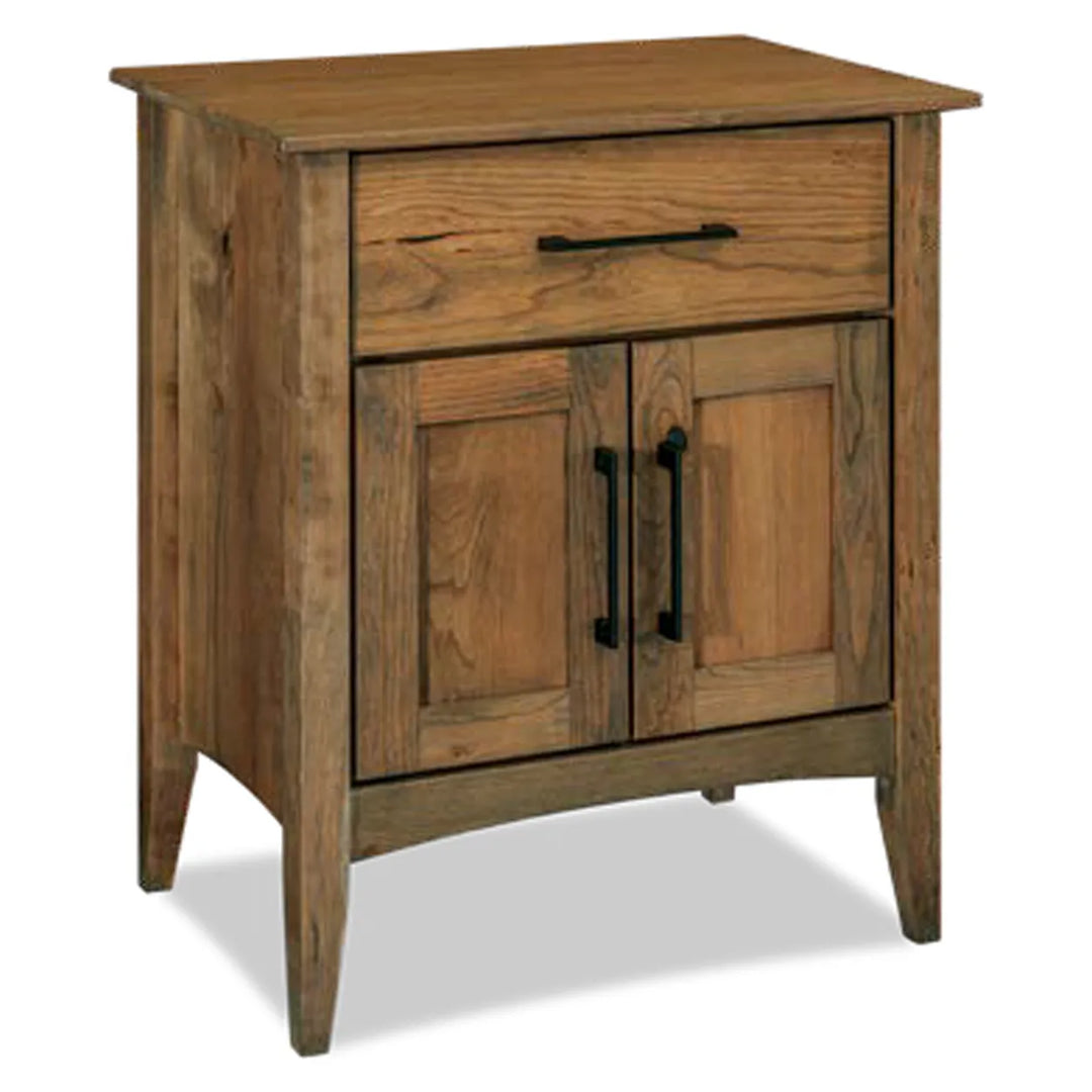Atlantic 1 Drawer, 2 Door Nightstand