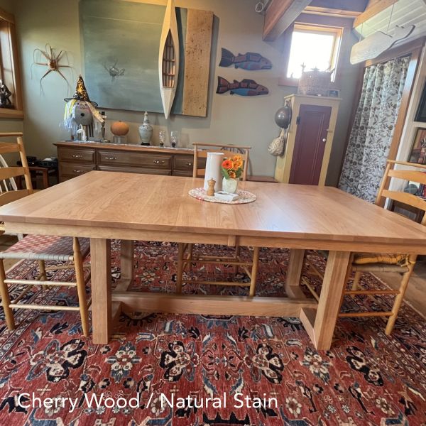 Audrey Trestle Table | Amish Solid Wood Tables