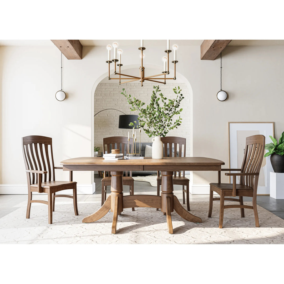 Baytown Double Pedestal Extension Table