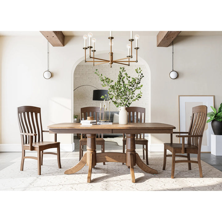 Baytown Double Pedestal Extension Table