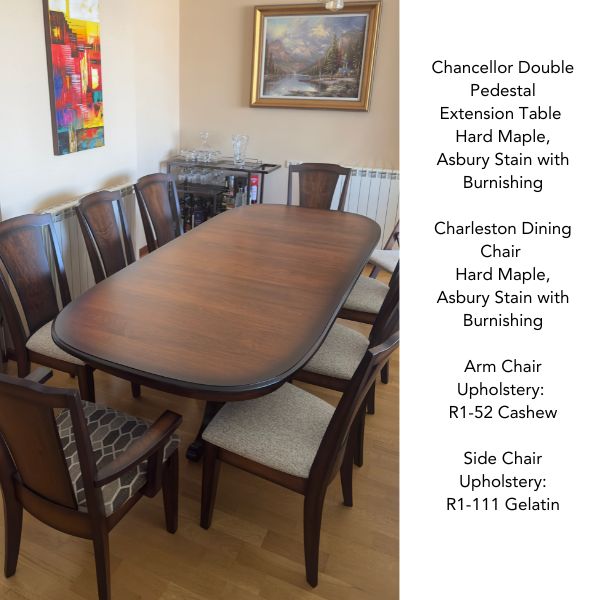 Chancellor Double Pedestal Extension Table