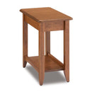 side table, wooden and brown