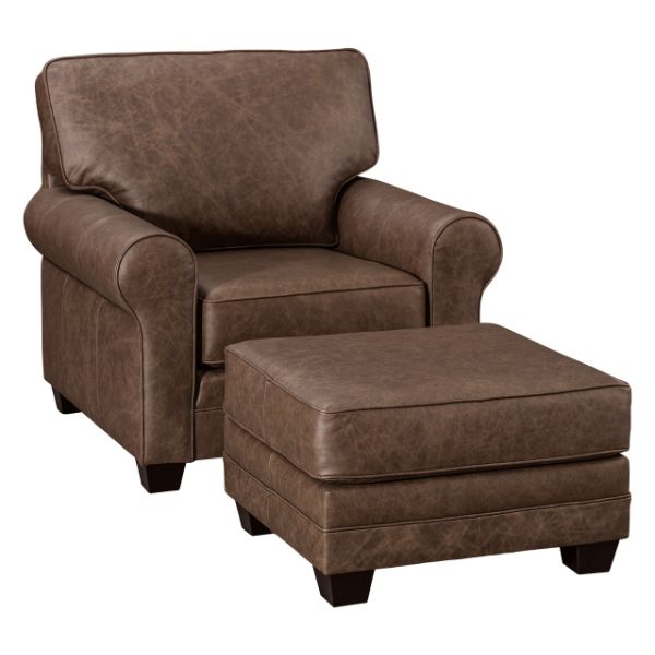 Ellington Sock Arm Chair and Ottoman