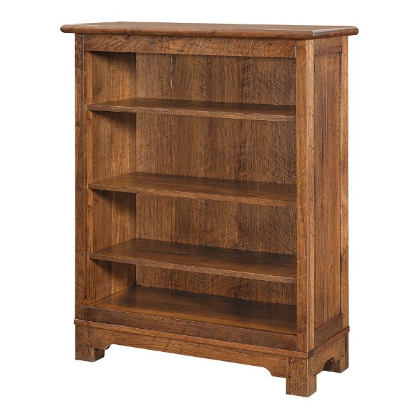 wooden shelves