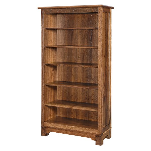 wooden shelves