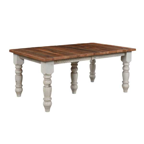 Farmhouse Barnwood Leg Table