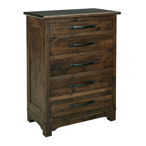 dresser that is darker wood