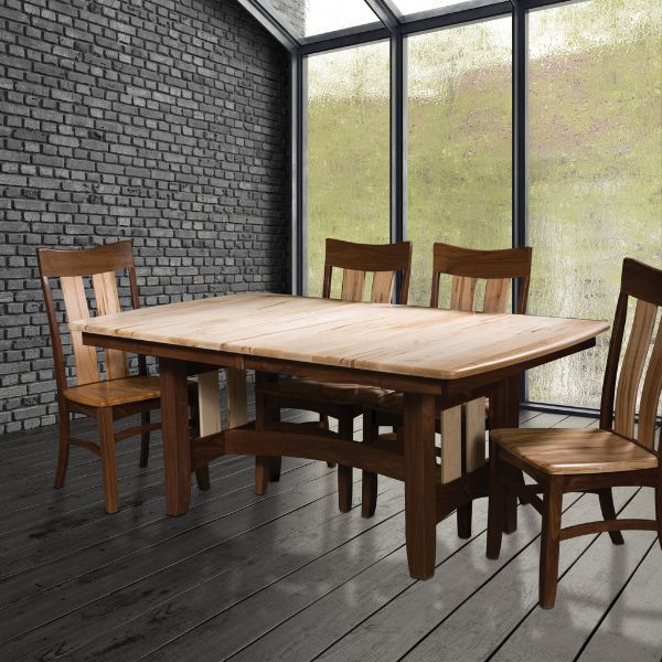 wooden dining room table
