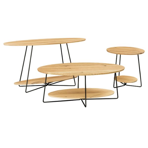 oak wood tables matching set