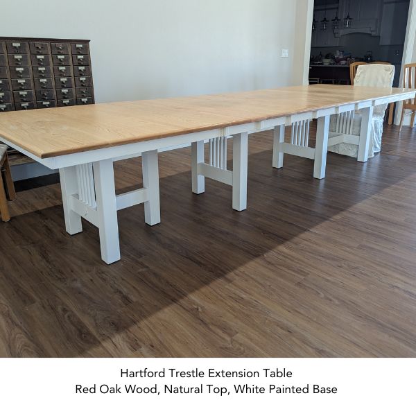Hartford Trestle Extension Table
