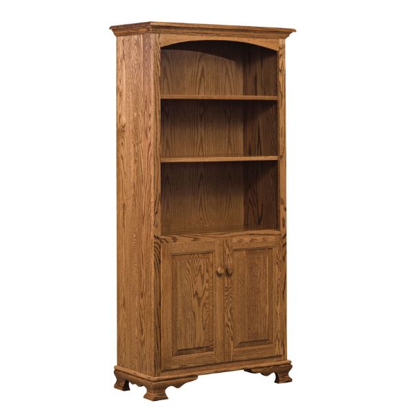 bookcase with doors