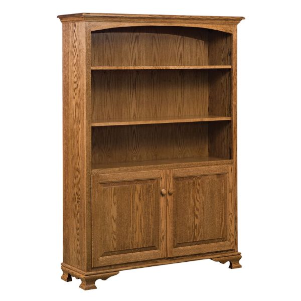 bookcase with doors