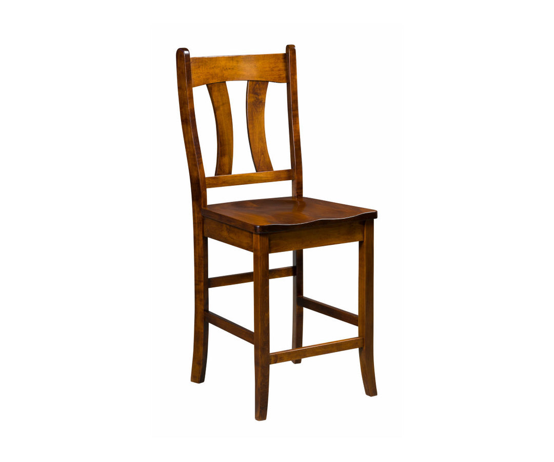barstool dark wood