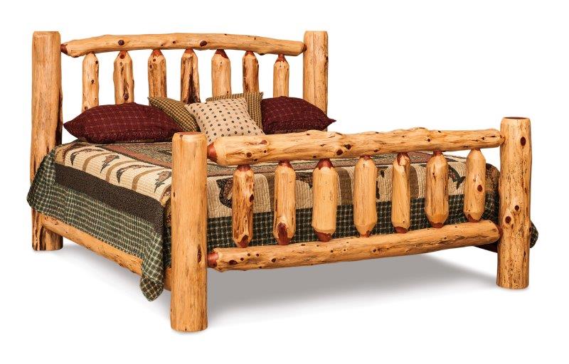 Rustic Slat Bed