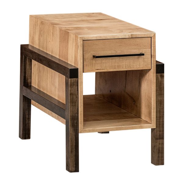 oak wood end table