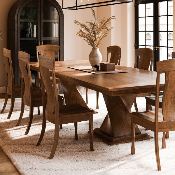 dining room table wooden, brown