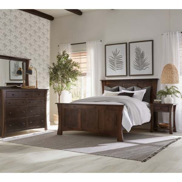 Matison Solid Wood Amish Bed
