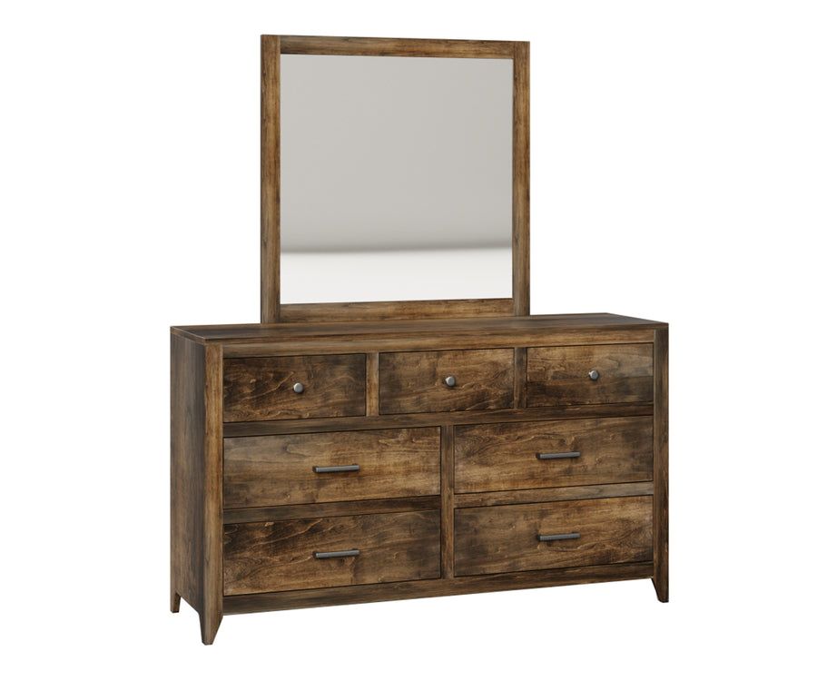 drawer dresser with mirror 