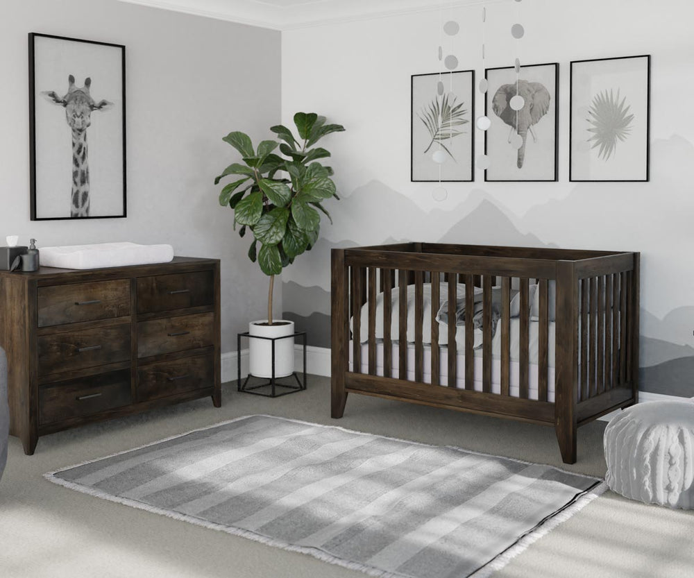 Old Town Oak Crib Room Setting