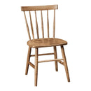 Wooden chair with a white background