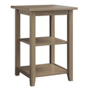 A standard printer stand made of solid hardwood, pictured in Brown Maple with Sandstone stain finish.