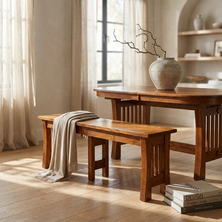 Arts and Crafts Extendable Bench