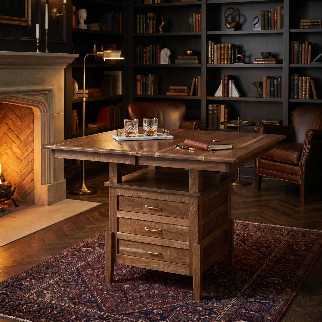 Century Cabinet Pub Extension Table