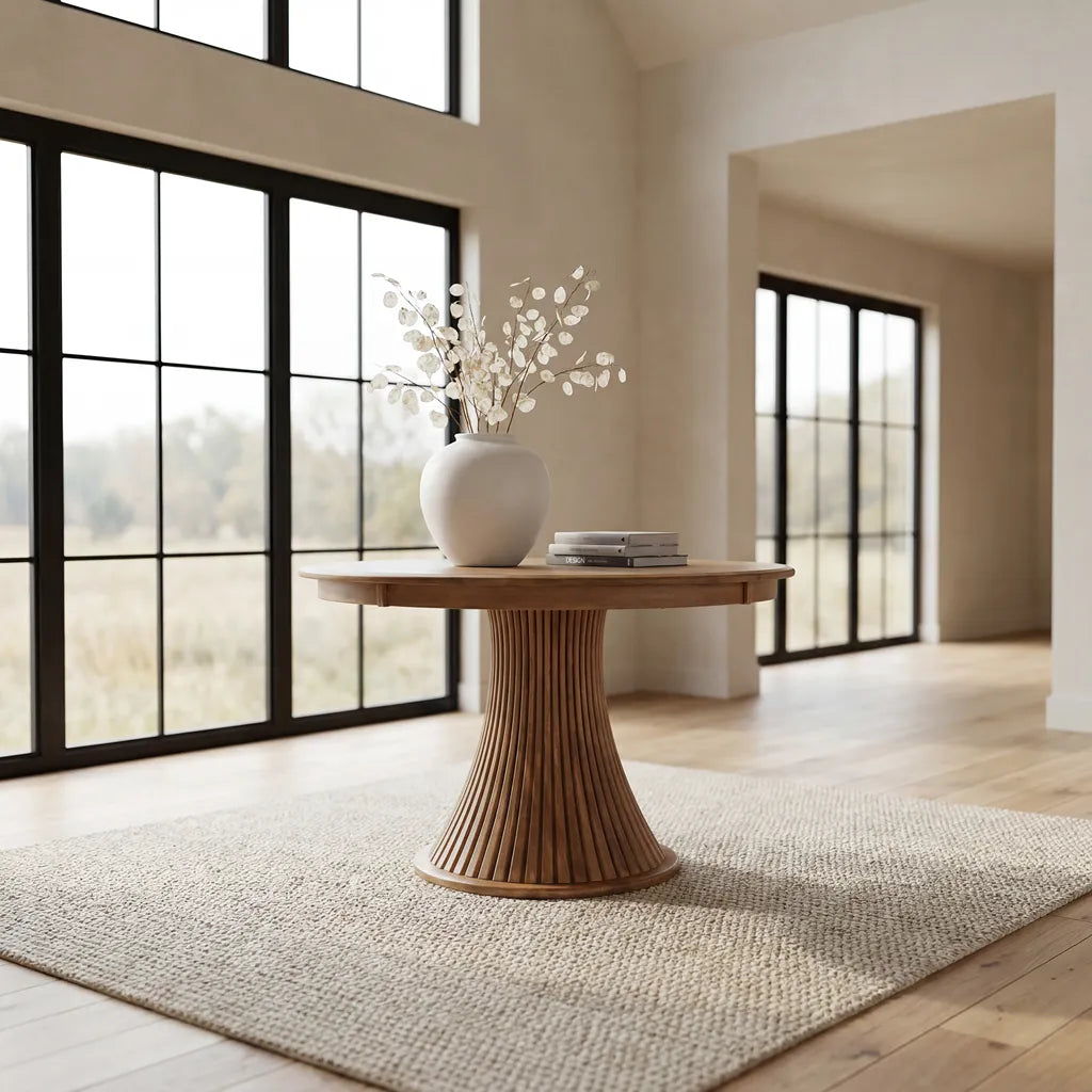 Ashlyn Single Pedestal Extension Dining Table