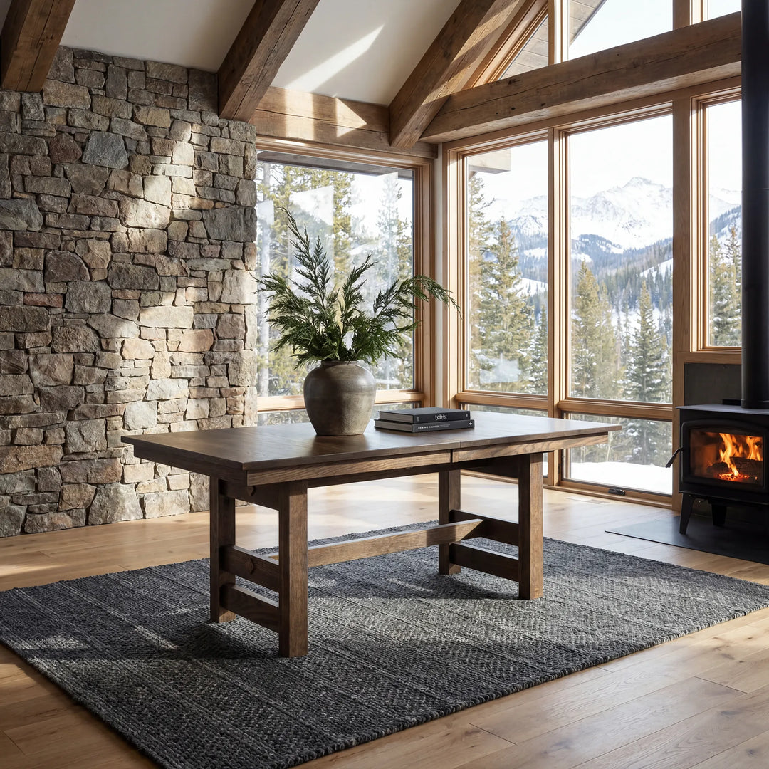 Greenwood Trestle Extension Table