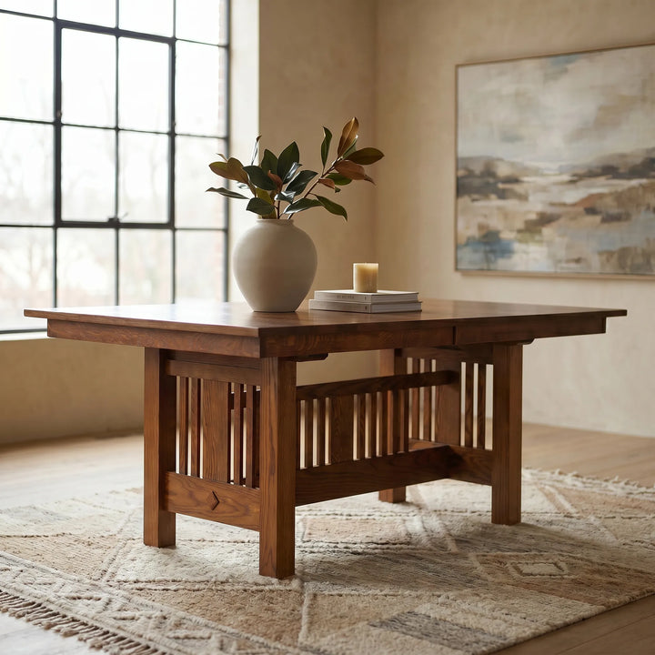 Kingsbury Mission Trestle Extension Table