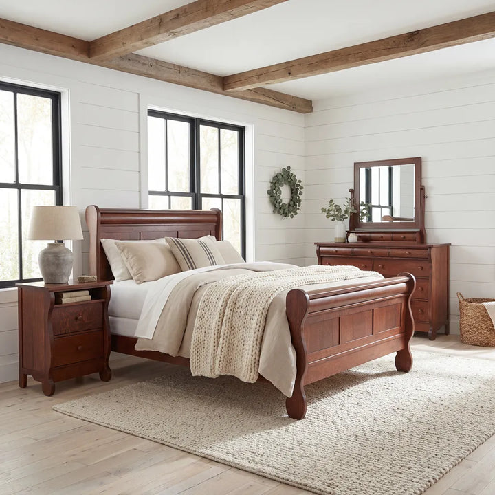 Old Classic Sleigh Nightstand