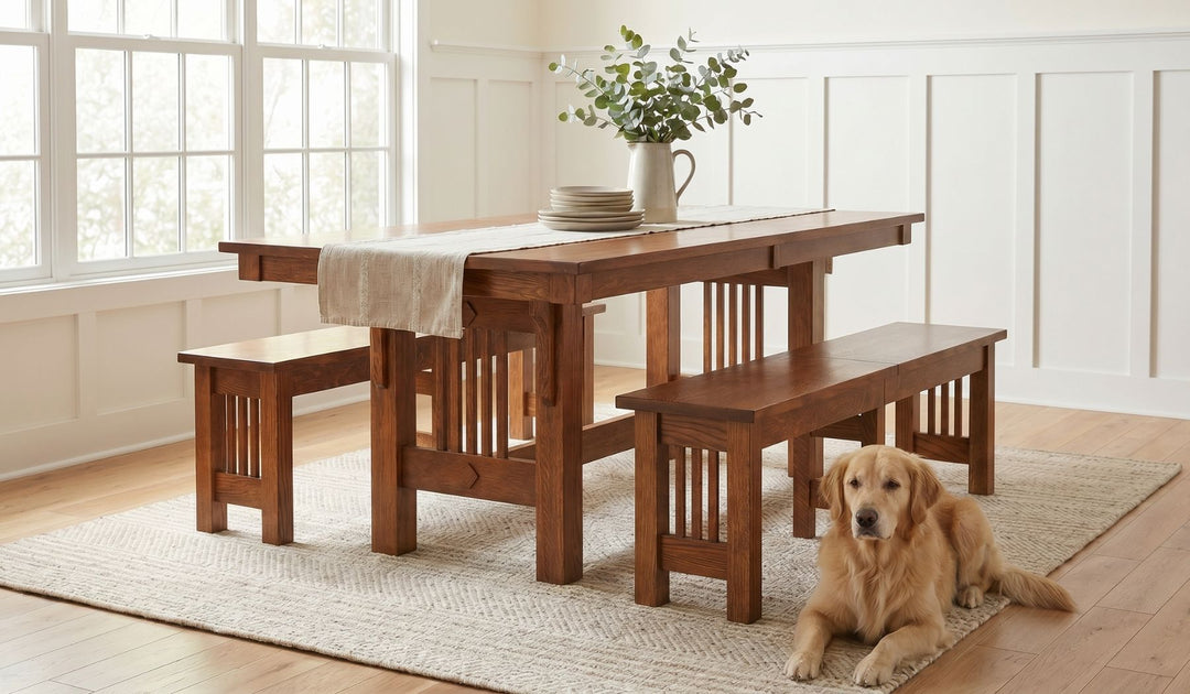 Mission Trestle Extension Table