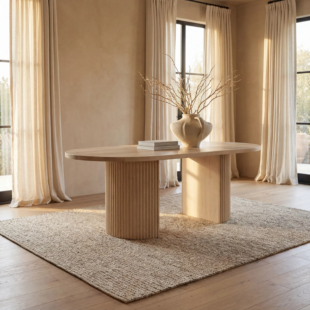 Rainier Double Pedestal Table
